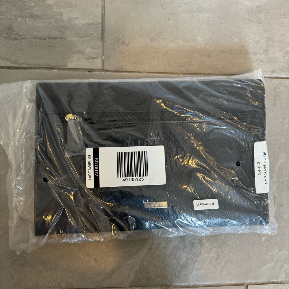 NWT: Aldo oversized black clutch